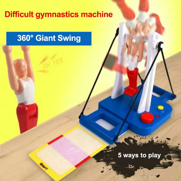 Department Store - Children's Toy Gymnastics Machine Horizontal Bar Prince Flip Gymnastic Big Swing Big Wheel Table Game for Kids Boy Girl