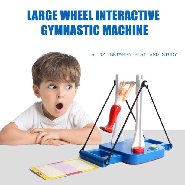 Department Store - Children's Toy Gymnastics Machine Horizontal Bar Prince Flip Gymnastic Big Swing Big Wheel Table Game for Kids Boy Girl