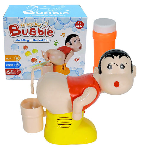 Department Store - electric funny boy bubble fart blower; blowing bubble toys crayons; music bubble toys