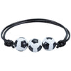 Nice Store - Sports Theme Charm Bracelets; Basketball Football Baseball Volleyball Bracelet Adjustable Inspirational Sports Beads Ball Bracelet With Charm For Teens Students Adults Outdoor Gift