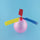 Department Store - 2pcs Random Color Helicopter Balloons Creative Toys, Outdoor Toys Multiple Party Games