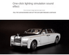 MESSIA SAM SUN - 1/24 Rolls-Royce alloy car model phantom back sound and light toy car six open door simulation metal car box