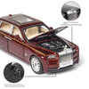 MESSIA SAM SUN - 1/24 Rolls-Royce alloy car model phantom back sound and light toy car six open door simulation metal car box