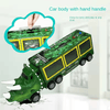 MESSIA SAM SUN - Children's dinosaur toy car Lighted transport car portable storage container car Toy Vehicles