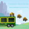MESSIA SAM SUN - Children's dinosaur toy car Lighted transport car portable storage container car Toy Vehicles