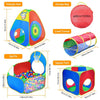 Department Store - 5Pcs Kids Ball Pit Tents Pop Up Playhouse w/ 2 Crawl Tunnel & 2 Tent For Boys Girls Toddlers