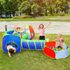Department Store - 5Pcs Kids Ball Pit Tents Pop Up Playhouse w/ 2 Crawl Tunnel & 2 Tent For Boys Girls Toddlers