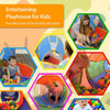 Department Store - 5Pcs Kids Ball Pit Tents Pop Up Playhouse w/ 2 Crawl Tunnel & 2 Tent For Boys Girls Toddlers