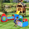 Department Store - 5Pcs Kids Ball Pit Tents Pop Up Playhouse w/ 2 Crawl Tunnel & 2 Tent For Boys Girls Toddlers