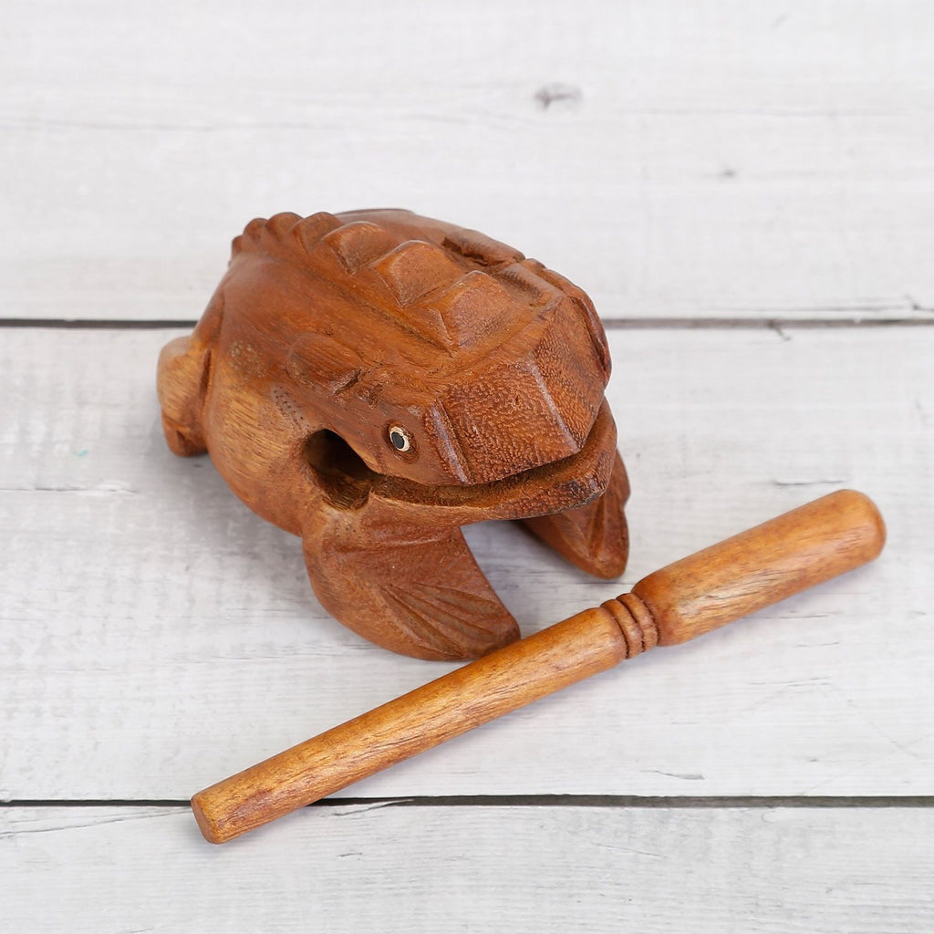 Department Store - Fun Wooden Frog Percussion Instrument