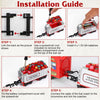 Department Store - Electric Train Set Kid Toy Xmas Steam Train Kit Tree Surround Track Battery Operated
