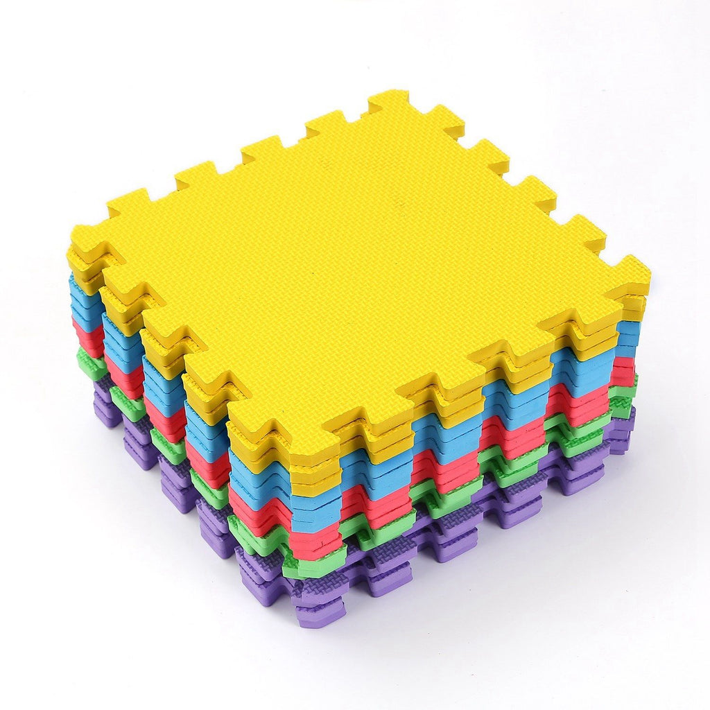 Department Store - 16Pcs Kids Puzzle Exercise Play Mat Interlocking Non-Toxic EVA Floor Mat Multi-Color Anti-Skid Playmat