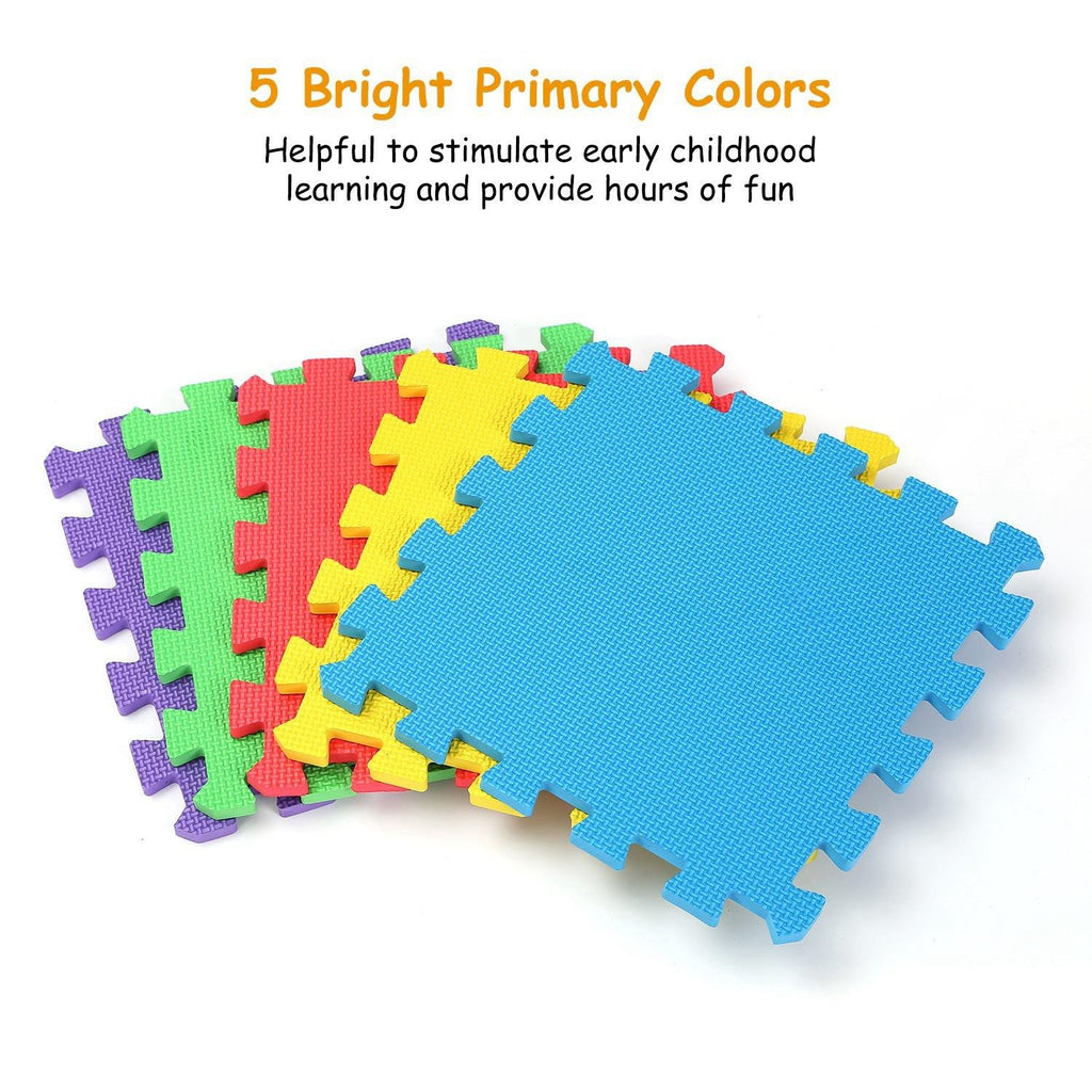 Department Store - 16Pcs Kids Puzzle Exercise Play Mat Interlocking Non-Toxic EVA Floor Mat Multi-Color Anti-Skid Playmat