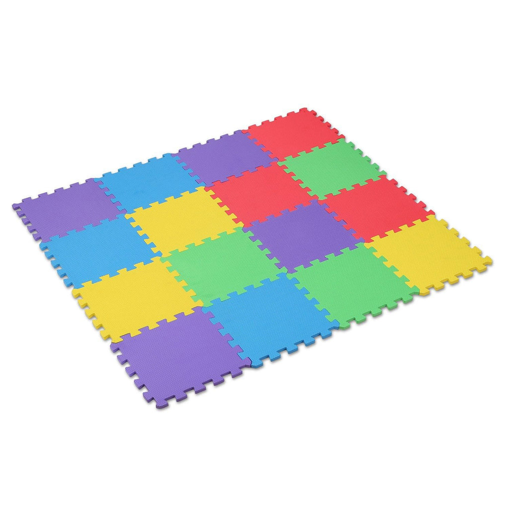 Department Store - 16Pcs Kids Puzzle Exercise Play Mat Interlocking Non-Toxic EVA Floor Mat Multi-Color Anti-Skid Playmat