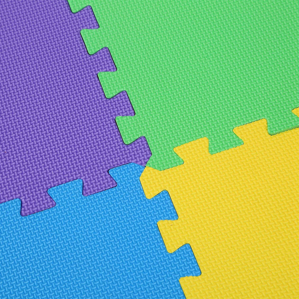 Department Store - 16Pcs Kids Puzzle Exercise Play Mat Interlocking Non-Toxic EVA Floor Mat Multi-Color Anti-Skid Playmat