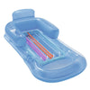Department Store - 59in Inflatable Pool Float Raft w/ Headrest Armrest Cupholder Swimming Pool Lounge Air Mat Chair