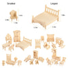 Department Store - 3D Wooden Dollhouse Furniture Puzzles DIY Miniature Furniture Models Set