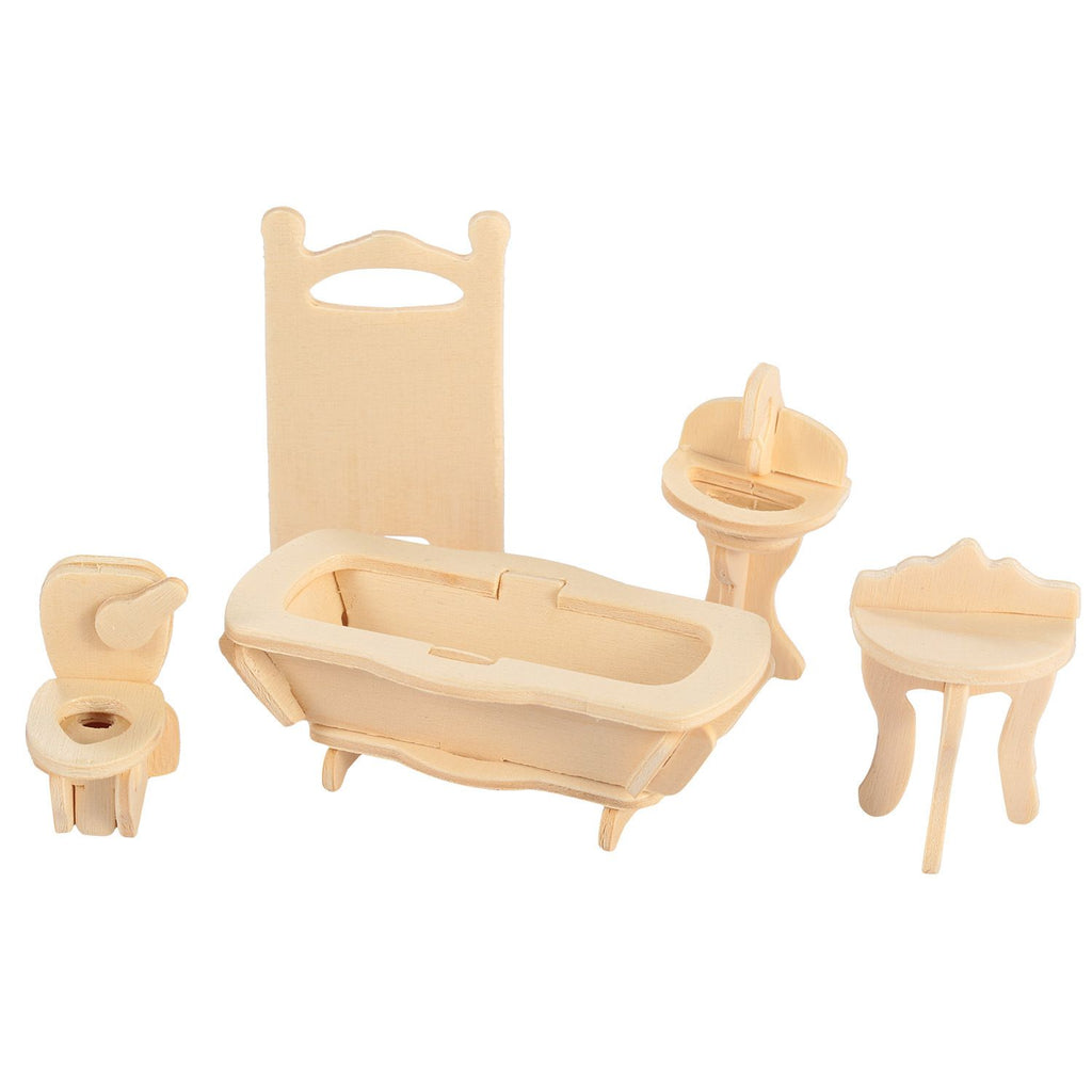 Department Store - 3D Wooden Dollhouse Furniture Puzzles DIY Miniature Furniture Models Set
