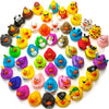 Nice Store - Assorted Rubber Ducks Toy Duckies for Kids and Toddlers;  Bath Birthday Baby Showers Classroom;  Summer Beach and Pool Activity;  2'' Inches (Multiple attribute)
