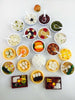 PANDA SUPERSTORE - Set Of 12 Lovely Chinese Style Refrigerator Magnet Silica Gel Food Set