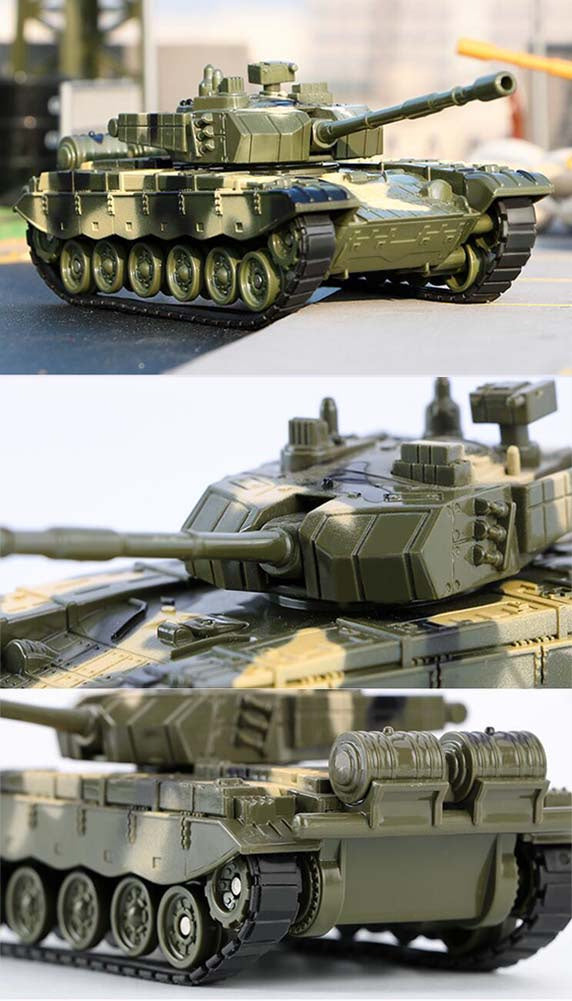 PANDA SUPERSTORE - Army Vehicle Models Car Toys Combat Vehicles Toys Tank for Plastic, Set of 3