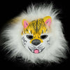 PANDA SUPERSTORE - Funny White Tiger Mask Pretend Play Plastic Halloween Party Novelty Face Mask