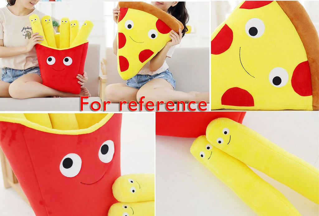 PANDA SUPERSTORE - Creative Simulation Pizza Soft Cushions Pillow Plush Toy for Sofa Office Decoration