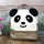 PANDA SUPERSTORE - Cute PU Leather Panda Backpack Kids Shoulder Bag Gold Travel Casual Bag Small School Bag