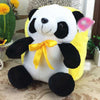 PANDA SUPERSTORE - Yellow Cute Plush Panda Kids Shoulder Bag Travel Snacks Backpack Small School Bag