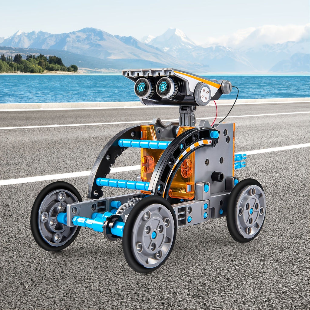 Novelty - STEM Solar Robot Kit For Kids, 12-in-1 Educational STEM Science Experiment Toys, Solar Powered Building Kit DIY For 8 9 10 11 12 13 Years Old Boys & Girls Kids Toy