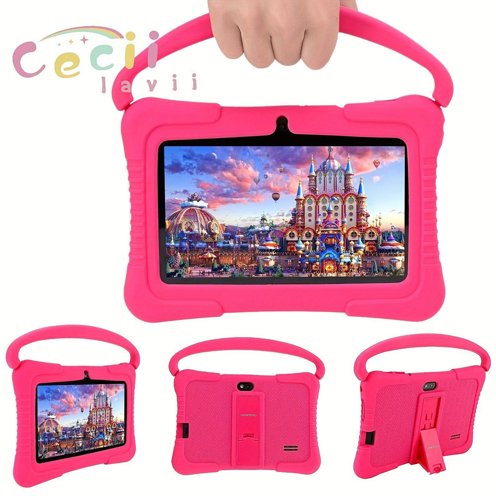Novelty - Kids Tablet Education Toddler Tablet 7inch Study Tablet 1G RAM16G ROM Or 2GB RAM32G ROM , Safety Eye Protection Screen, Dual Camera , Games, Parental Lock, Installed Educate APP,education Toy