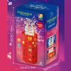 Novelty - Happy Bubble Machine 12 Holes With Lighting And Sound Effects Holiday Party Children's Party Bubble Machine Self-purchased 4*AA Batteries Need To Buy Bubble Liquid To Use