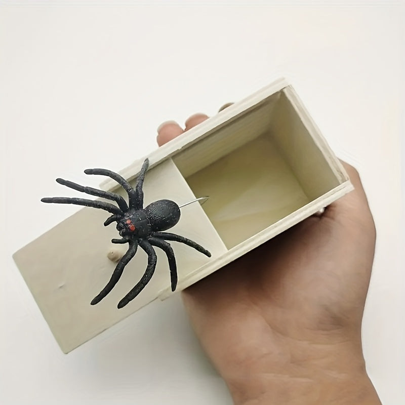 Department Store - Surprise Your Kids with This Hilarious Wooden Spider Prank Box - Handcrafted Joke Box Perfect for Boys and Girls!