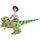 Novelty - New Hot Sale Funny Child Adult Inflatable Riding Green Dinosaur Cosplay Costume Kids Fancy Dress Halloween Holiday Theme Party
