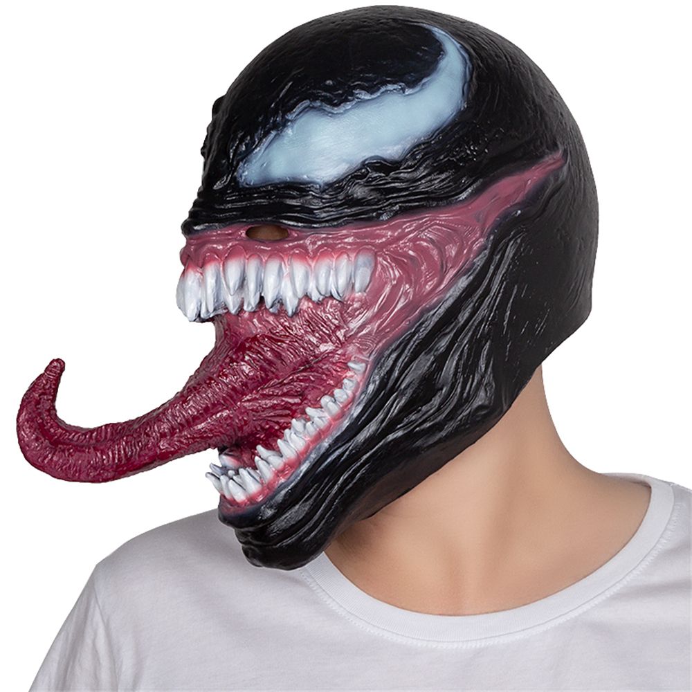 Novelty - Blood Tooth Venom Mask Halloween Horror Fancy Dress Party Props Movie Cosplay Long Tongue Masks