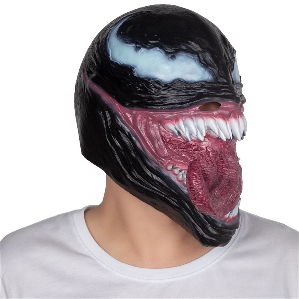 Novelty - Blood Tooth Venom Mask Halloween Horror Fancy Dress Party Props Movie Cosplay Long Tongue Masks