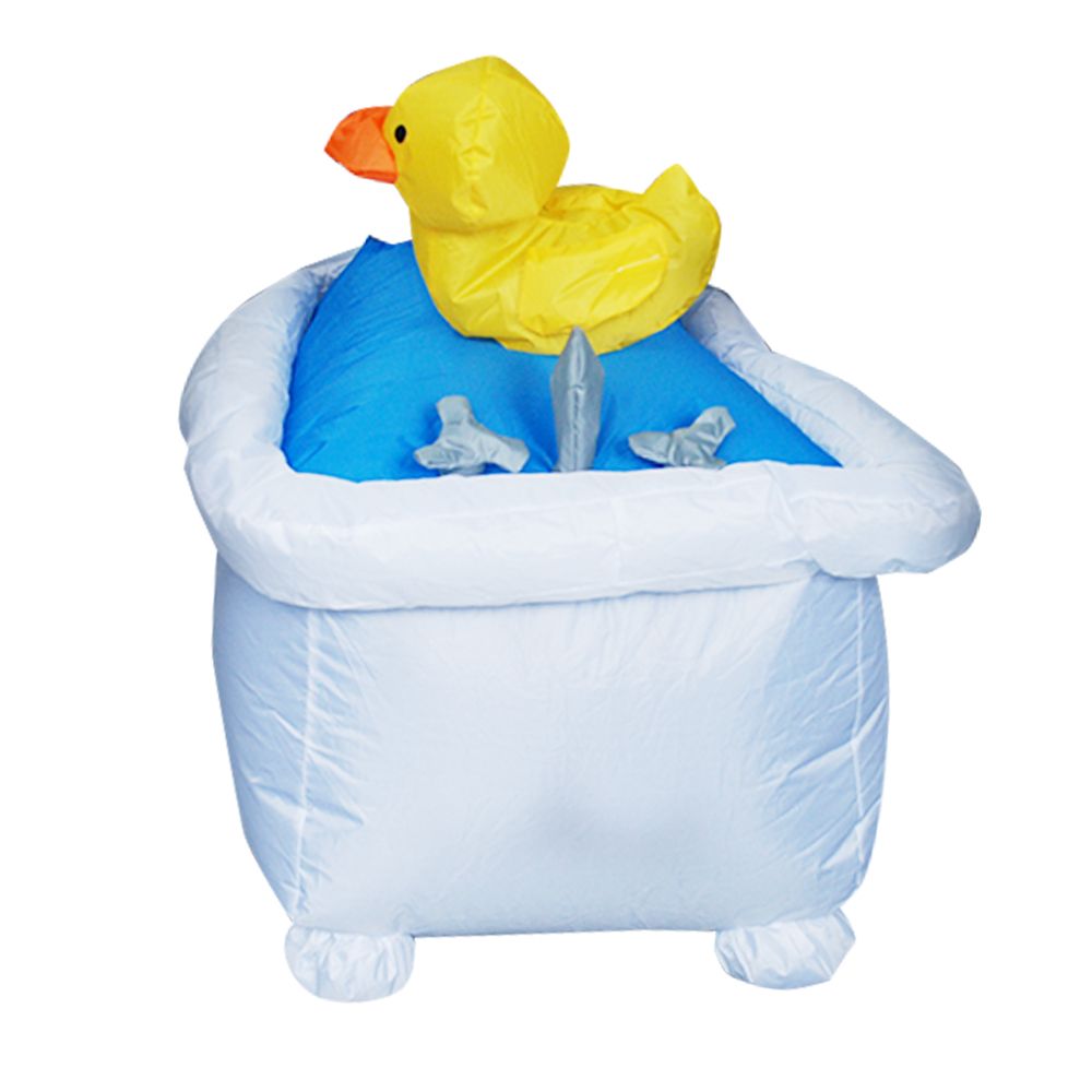 Novelty - Bathtub Inflatable Costume Cosplay Thanksgiving Christma For Woman Adult Party Festival Stage Performance Funny Costumes