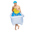 Novelty - Bathtub Inflatable Costume Cosplay Thanksgiving Christma For Woman Adult Party Festival Stage Performance Funny Costumes