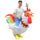 Novelty - Inflatable Cock Chook Chicken Halloween Costumes For Women Cosplay Fancy Dress Rooster Costumes Hen Christmas Costume For Adult