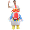 Novelty - Inflatable Cock Chook Chicken Halloween Costumes For Women Cosplay Fancy Dress Rooster Costumes Hen Christmas Costume For Adult