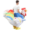 Novelty - Inflatable Cock Chook Chicken Halloween Costumes For Women Cosplay Fancy Dress Rooster Costumes Hen Christmas Costume For Adult