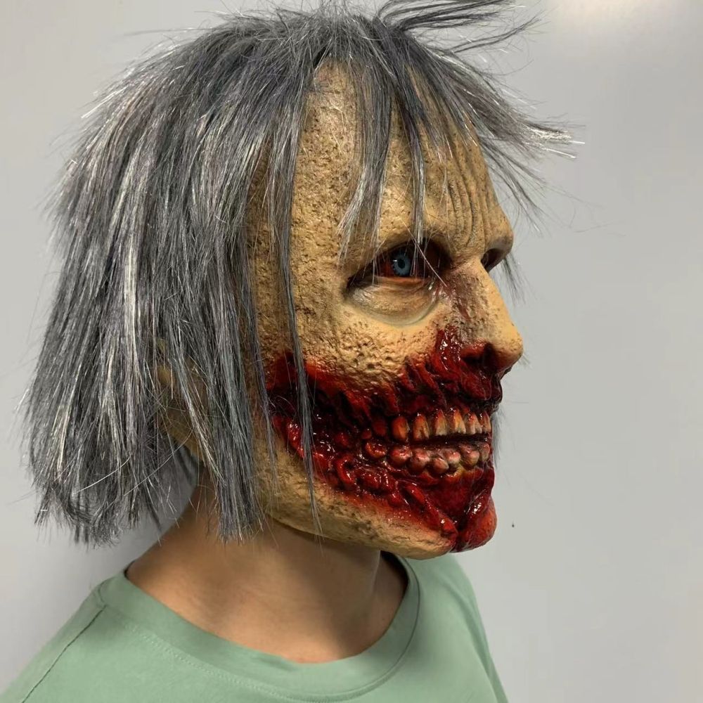 Novelty - Scary Masks Halloween Horror Latex Mask Halloween Costumes Props Fancy Dress Party Zombie Full Head Mask