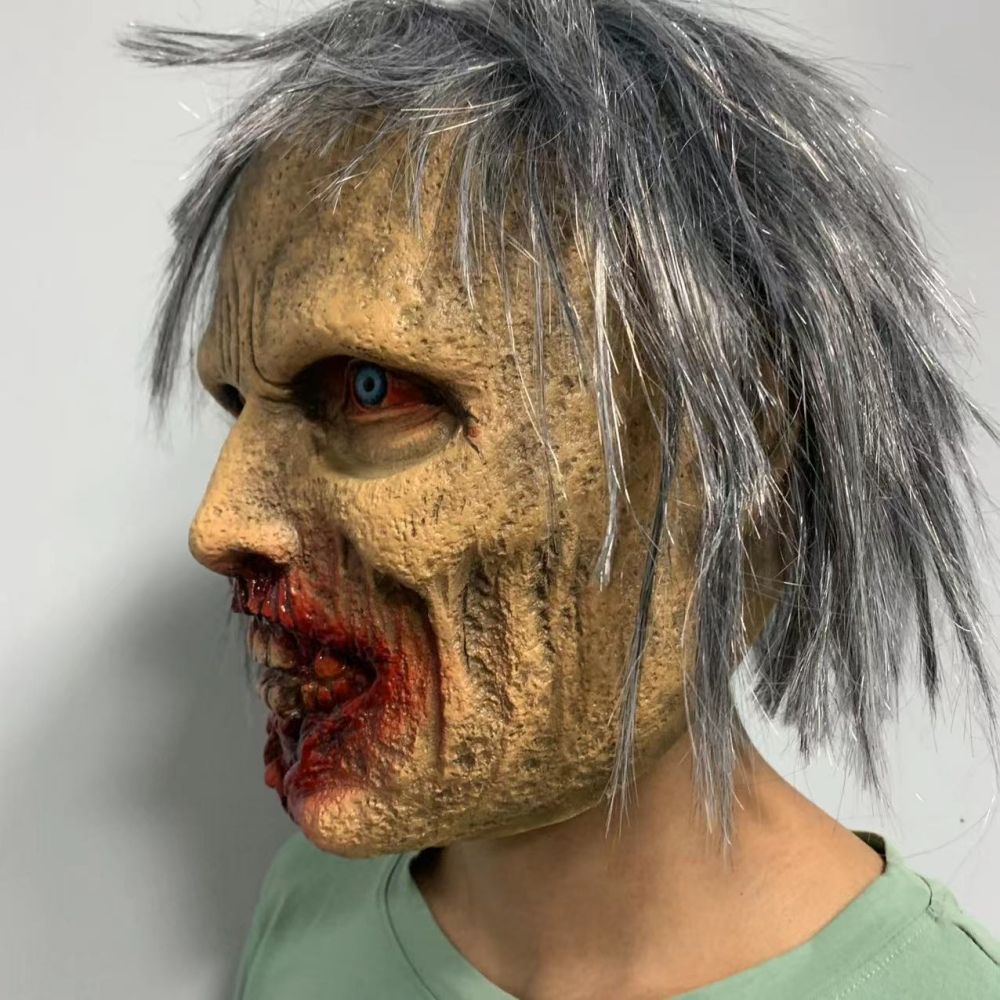 Novelty - Scary Masks Halloween Horror Latex Mask Halloween Costumes Props Fancy Dress Party Zombie Full Head Mask