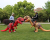 Novelty - T-REX Monster Inflatable Costume Blow Up Cosplay Dinosaur Clothing Carnival Halloween Christma Dress For Man Woman Party Show