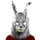 Novelty - Animal Cartoon Rabbit Movie Roles Frank Evil Rabbit Mask Halloween Party Cosplay Props Latex Full Face Mask