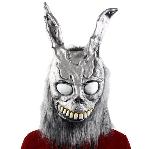 Novelty - Animal Cartoon Rabbit Movie Roles Frank Evil Rabbit Mask Halloween Party Cosplay Props Latex Full Face Mask
