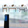 ALL4U - Ping Pong Portable Net and Post Set with PVC Storage Bag, Retractable Table Tennis Net Replacement, 6 Feet 1.8 M, Fits Tables Up to 2.0 inch (5.0 cm)