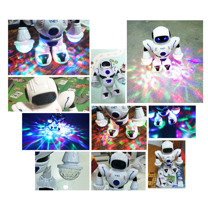 oh my god - Electronic Robert Toy Smart Space Astronaut Walking Dancing Robot With Light And Sound