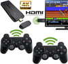 oh my god - Wireless Retro Game Console- Plug & Play Video TV Game Stick With 10000+ Games Built-in- 64G- 9 Emulators- 4K HDMI Output For TV With Dual 2.4G Wireless Controllers