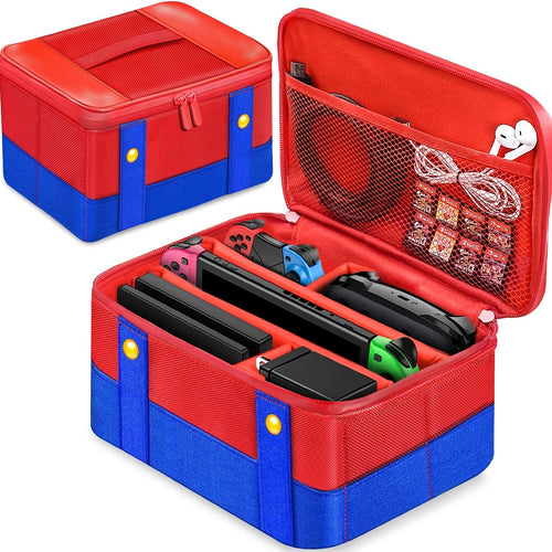oh my god - Large Carrying Protective Case For Switch OLED Console Pro Controller- Travel Storage Bag Case For Switch Accessories